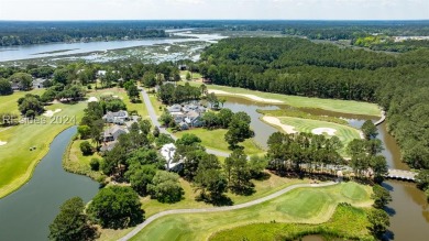 One of the best long views in Oldfield as you overlook hole #13 on Oldfield Golf Club in South Carolina - for sale on GolfHomes.com, golf home, golf lot