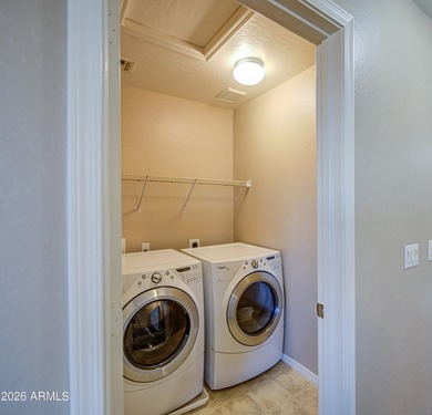 Bring Your Bags! This super clean and move-in ready 5-bedroom on Oasis Golf Club in Arizona - for sale on GolfHomes.com, golf home, golf lot