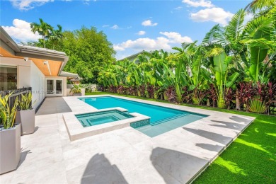 Tastefully remodeled estate overlooking the 15th hole of the on Riviera Country Club in Florida - for sale on GolfHomes.com, golf home, golf lot