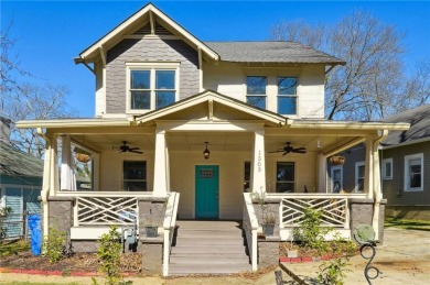 Come tour this elegantly renovated craftsman three-story home on John A. White Golf Course in Georgia - for sale on GolfHomes.com, golf home, golf lot