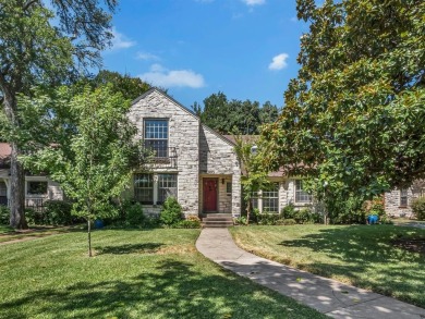 Updated 1942 traditional style home with Austin stone exterior on Stevens Park Golf Course in Texas - for sale on GolfHomes.com, golf home, golf lot