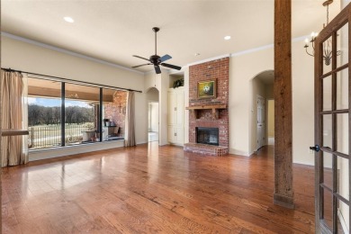 What a view!  This beautiful home looks over the 7th fairway of on Whitestone Golf Club in Texas - for sale on GolfHomes.com, golf home, golf lot