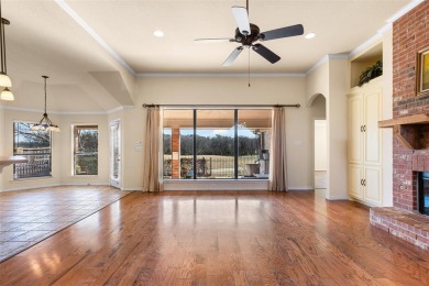 What a view!  This beautiful home looks over the 7th fairway of on Whitestone Golf Club in Texas - for sale on GolfHomes.com, golf home, golf lot