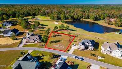 Over half an acre Golf Course Custom lot in the prestigious on Brunswick Plantation and Golf Resorts in North Carolina - for sale on GolfHomes.com, golf home, golf lot