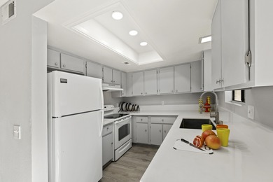 This beautiful Palm Canyon Villas Condo is light, bright, and on Tahquitz Creek Golf Resort in California - for sale on GolfHomes.com, golf home, golf lot