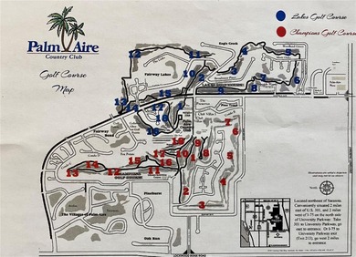 POOL HOME, Move in ready! **Enjoy living in a Maintenance-Free on Palm Aire Country Club of Sarasota in Florida - for sale on GolfHomes.com, golf home, golf lot