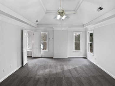 Welcome home to this charming 4-bedroom, 3.5-bath residence on Trophy Club of Apalachee in Georgia - for sale on GolfHomes.com, golf home, golf lot