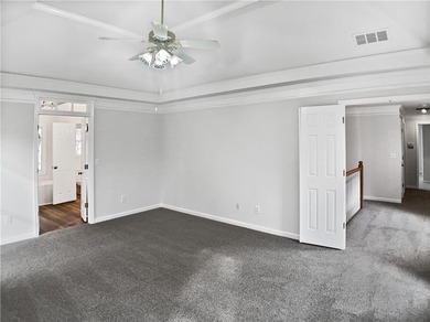 Welcome home to this charming 4-bedroom, 3.5-bath residence on Trophy Club of Apalachee in Georgia - for sale on GolfHomes.com, golf home, golf lot