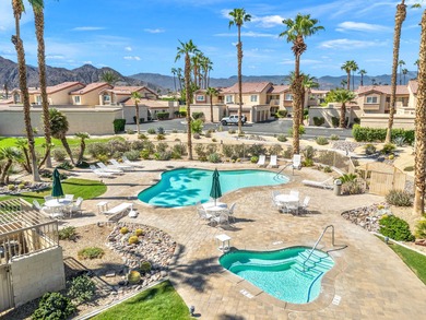Enjoy panoramic fairway and mountain views from the west-facing on Palm Royale Country Club in California - for sale on GolfHomes.com, golf home, golf lot