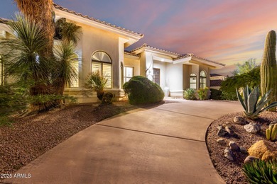 This stunning home is perfectly positioned on the Red Mountain on Red Mountain Ranch Country Club in Arizona - for sale on GolfHomes.com, golf home, golf lot