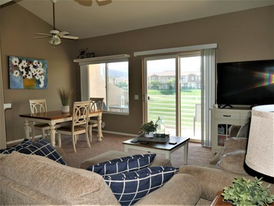 Enjoy panoramic fairway and mountain views from the west-facing on Palm Royale Country Club in California - for sale on GolfHomes.com, golf home, golf lot