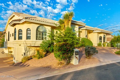 This stunning home is perfectly positioned on the Red Mountain on Red Mountain Ranch Country Club in Arizona - for sale on GolfHomes.com, golf home, golf lot