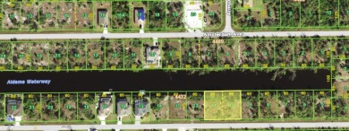 Double Waterfront Lot with approximately 160 feet of shoreline on Rotonda Golf and Country Club - Long Marsh  in Florida - for sale on GolfHomes.com, golf home, golf lot
