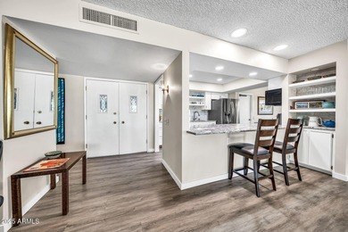 Enjoy breathtaking views of the pond, fountain, and 3rd hole of on Pebblebrook Golf Course in Arizona - for sale on GolfHomes.com, golf home, golf lot