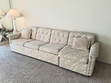 ORIGINAL CONDITION, FULLY FURNISHED 2/2 2nd Floor Inside Corner on Sunrise Lakes Phase IV Golf Course in Florida - for sale on GolfHomes.com, golf home, golf lot