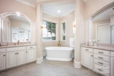 Extraordinary French Provincial-style home blends timeless on Trump National Golf Club Charlotte in North Carolina - for sale on GolfHomes.com, golf home, golf lot