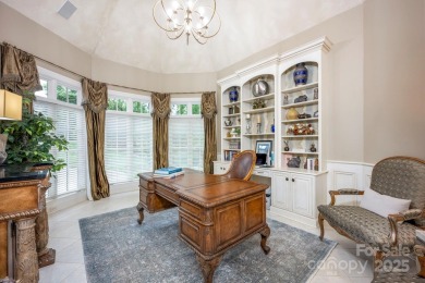 Extraordinary French Provincial-style home blends timeless on Trump National Golf Club Charlotte in North Carolina - for sale on GolfHomes.com, golf home, golf lot