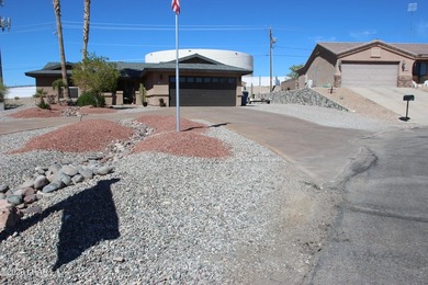 Quiet cul-de-sac location, level driveway, RV parking with full on London Bridge Golf Course in Arizona - for sale on GolfHomes.com, golf home, golf lot