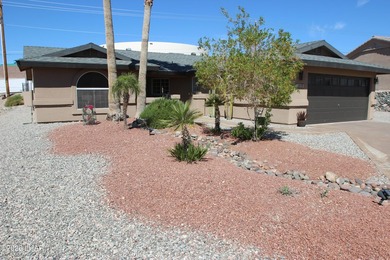 Quiet cul-de-sac location, level driveway, RV parking with full on London Bridge Golf Course in Arizona - for sale on GolfHomes.com, golf home, golf lot