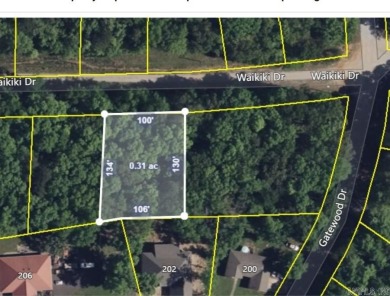 Great subdivision lot on a quiet street.  Fiber internet on Diamondhead Golf and Country Club in Arkansas - for sale on GolfHomes.com, golf home, golf lot