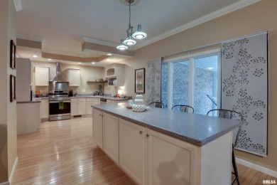 Take a look at this sprawling brick ranch in Spring Lake Estates on Spring Lake Country Club in Illinois - for sale on GolfHomes.com, golf home, golf lot