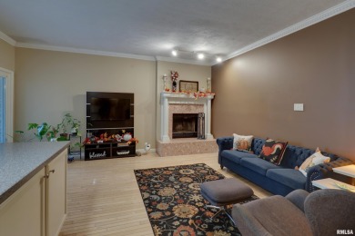 Take a look at this sprawling brick ranch in Spring Lake Estates on Spring Lake Country Club in Illinois - for sale on GolfHomes.com, golf home, golf lot