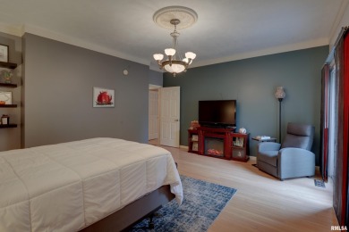 Take a look at this sprawling brick ranch in Spring Lake Estates on Spring Lake Country Club in Illinois - for sale on GolfHomes.com, golf home, golf lot