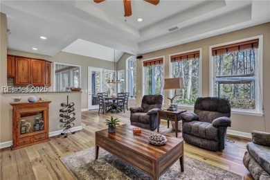 Beautiful one-level living with open, vaulted floor plan perfect on Callawassie Island Club in South Carolina - for sale on GolfHomes.com, golf home, golf lot