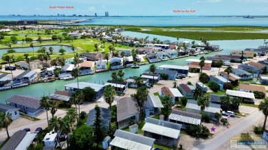Cute and nicely updated park model featuring large full length on Long Island Golf Course in Texas - for sale on GolfHomes.com, golf home, golf lot