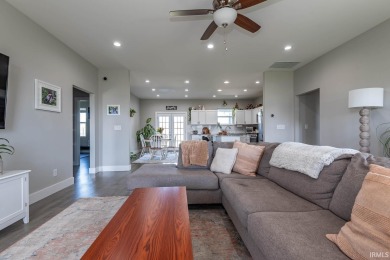 This 3-bedroom, 2-bath home on 1 acre sits across from Rolling on Rolling Meadows Golf Course in Indiana - for sale on GolfHomes.com, golf home, golf lot