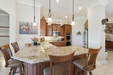 Stunning views of double fairways, the San Tan and Superstition on Oakwood Golf Club  in Arizona - for sale on GolfHomes.com, golf home, golf lot