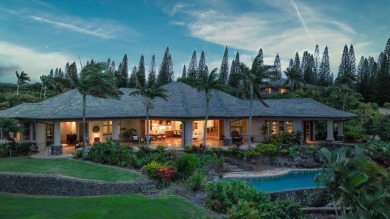 Experience the pinnacle of luxury living in this stunning estate on Kapalua Golf Club - Plantation Course in Hawaii - for sale on GolfHomes.com, golf home, golf lot