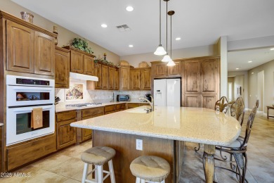 Enjoy this semi-custom TW Lewis turnkey home in one of Gilbert's on Seville Golf and Country Club in Arizona - for sale on GolfHomes.com, golf home, golf lot