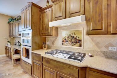 Enjoy this semi-custom TW Lewis turnkey home in one of Gilbert's on Seville Golf and Country Club in Arizona - for sale on GolfHomes.com, golf home, golf lot