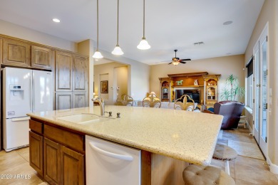 Enjoy this semi-custom TW Lewis turnkey home in one of Gilbert's on Seville Golf and Country Club in Arizona - for sale on GolfHomes.com, golf home, golf lot