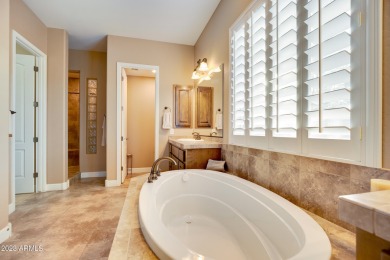 Enjoy this semi-custom TW Lewis turnkey home in one of Gilbert's on Seville Golf and Country Club in Arizona - for sale on GolfHomes.com, golf home, golf lot
