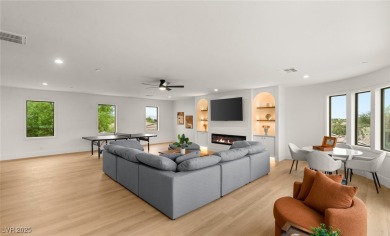 Nestled on an oversized corner lot within the guard-gated Anthem on Anthem Country Club in Nevada - for sale on GolfHomes.com, golf home, golf lot