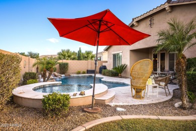 Enjoy this semi-custom TW Lewis turnkey home in one of Gilbert's on Seville Golf and Country Club in Arizona - for sale on GolfHomes.com, golf home, golf lot