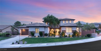 Nestled on an oversized corner lot within the guard-gated Anthem on Anthem Country Club in Nevada - for sale on GolfHomes.com, golf home, golf lot