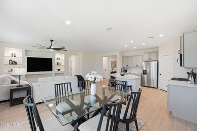 Beautifully updated 2-bed, 2-bath home in a quiet 55+ golf on Poston Butte Golf Club in Arizona - for sale on GolfHomes.com, golf home, golf lot