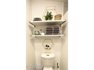 Nestled in a charming RV resort community in Mesa, this 1-bed on Apache Wells Country Club in Arizona - for sale on GolfHomes.com, golf home, golf lot