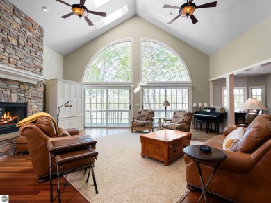 Welcome to this stunning 5-bedroom, 5.5-bath estate on Crystal Mountain Golf Course in Michigan - for sale on GolfHomes.com, golf home, golf lot