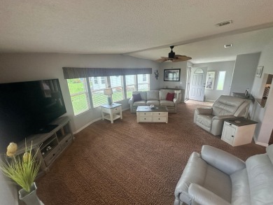This beautiful Palm Harbour stucco home is located on the golf on Del Tura Golf and Country Club in Florida - for sale on GolfHomes.com, golf home, golf lot