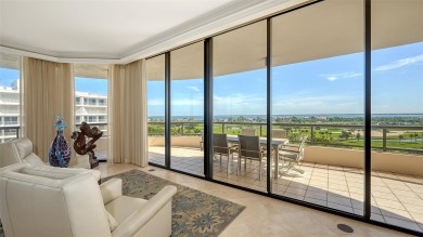 Savor the panoramic views and never-ending sunsets from this on Links on Longboat Golf Club in Florida - for sale on GolfHomes.com, golf home, golf lot