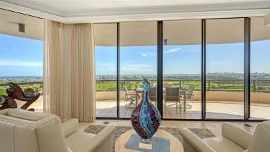 Savor the panoramic views and never-ending sunsets from this on Links on Longboat Golf Club in Florida - for sale on GolfHomes.com, golf home, golf lot