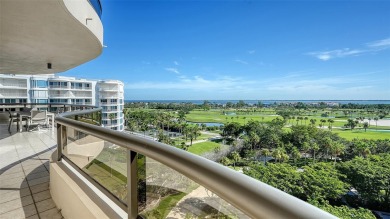 Savor the panoramic views and never-ending sunsets from this on Links on Longboat Golf Club in Florida - for sale on GolfHomes.com, golf home, golf lot