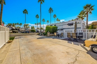 Lot 129 along the highly sought-after west wall, directly across on Outdoor Resorts/Palm Springs in California - for sale on GolfHomes.com, golf home, golf lot