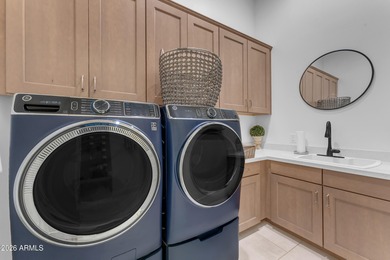 Luxury meets comfort on Hole # 2 in this dreamy custom home in on Seville Golf and Country Club in Arizona - for sale on GolfHomes.com, golf home, golf lot