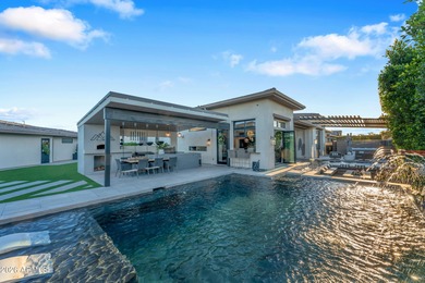 Luxury meets comfort on Hole # 2 in this dreamy custom home in on Seville Golf and Country Club in Arizona - for sale on GolfHomes.com, golf home, golf lot