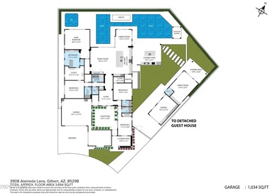 Luxury meets comfort on Hole # 2 in this dreamy custom home in on Seville Golf and Country Club in Arizona - for sale on GolfHomes.com, golf home, golf lot